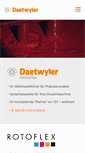 Mobile Screenshot of daetwyler.com